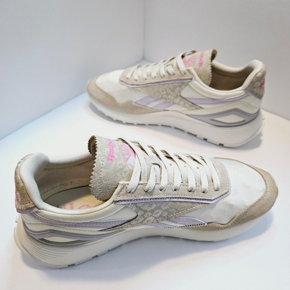 Reebok Classic Legacy AZ Womens Low Alabaster Leopard GZ3635 Shoes Size 11 - Picture 9 of 11